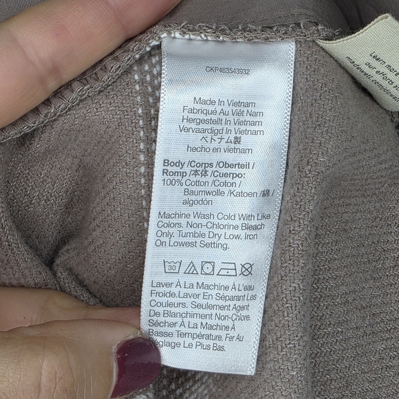 Madewell Kentwood Shirt Jacket Shacket Windowpane Flannel Tan Cream M - Picture 11 of 12